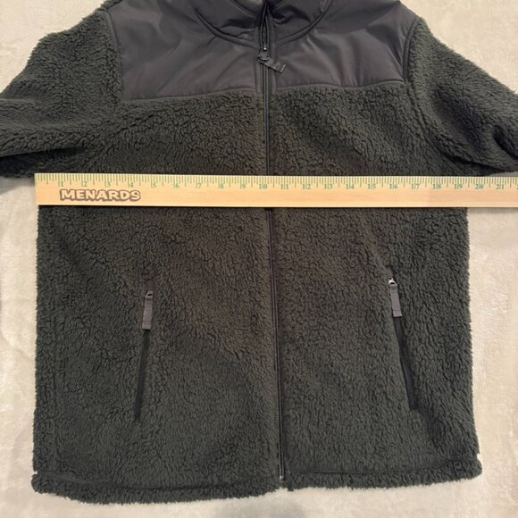 32 Degrees Heat Dark Grey Fleece Zip Up Jacket Ultrasoft Boys Large 14/16 - Picture 3 of 6